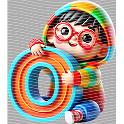 Cartoon letters-CL 552